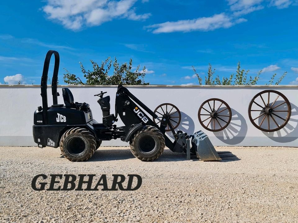 Hoflader от тип JCB 403 Radlader Hoflader mit Schaufel Paletten- Gabel, Gebrauchtmaschine в Großschönbrunn (Снимка 1)