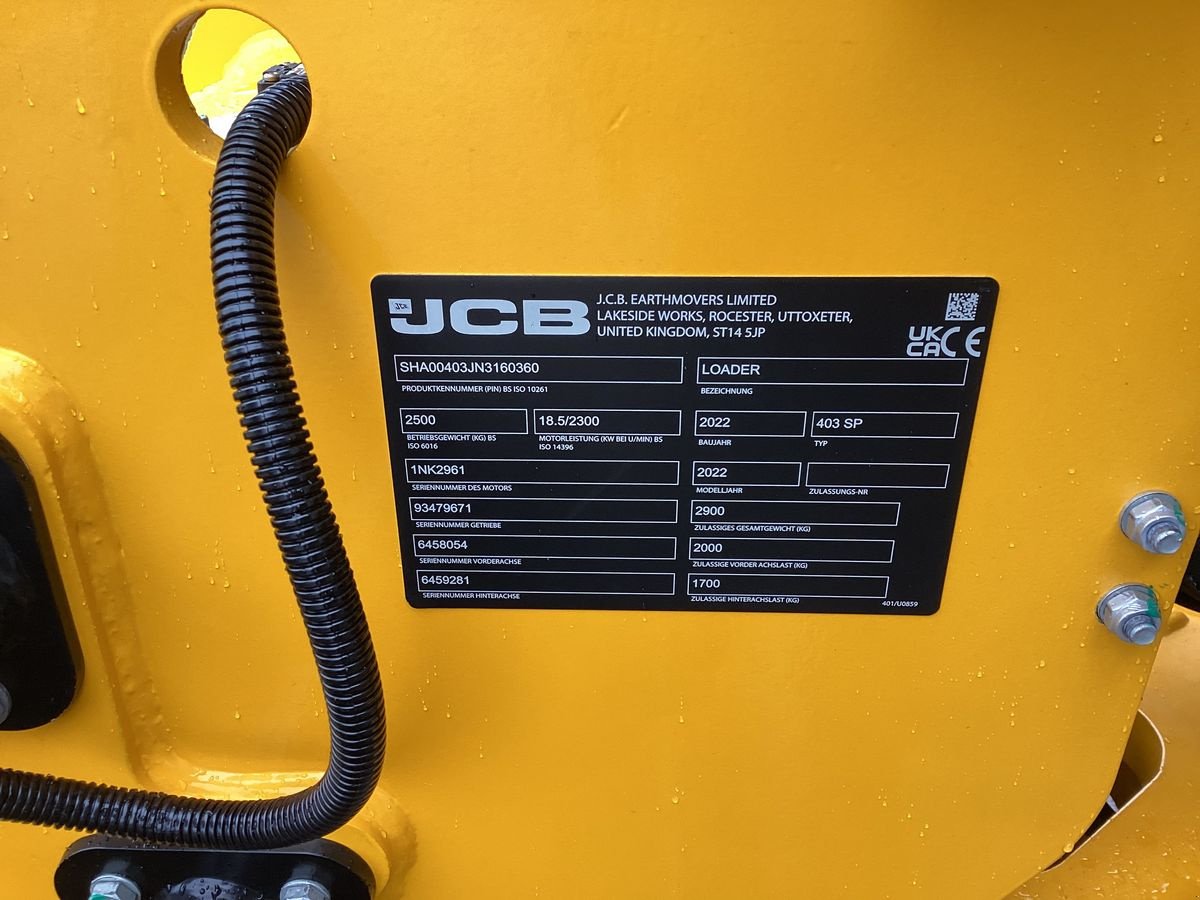 Hoflader des Typs JCB 403, Gebrauchtmaschine in Micheldorf / OÖ (Bild 10)