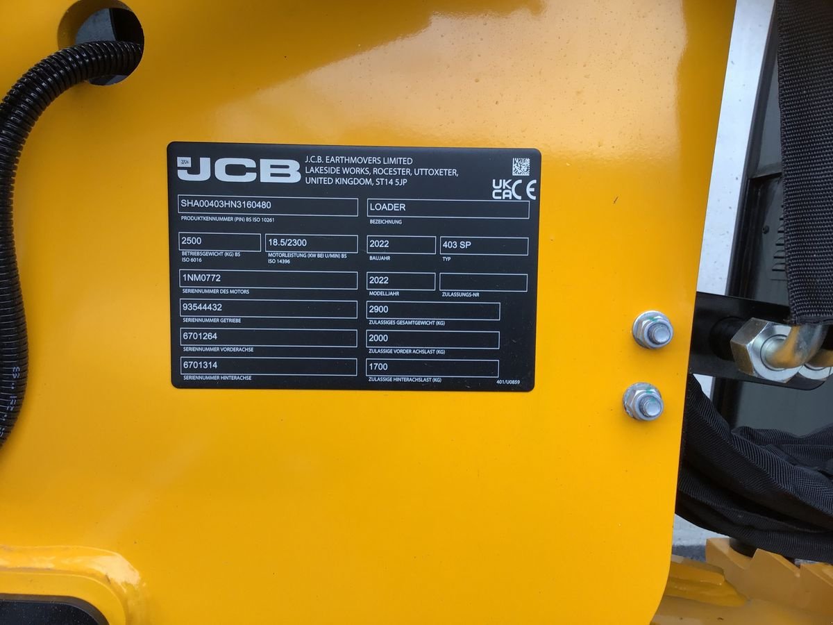 Hoflader za tip JCB 403, Neumaschine u Liebenau (Slika 9)