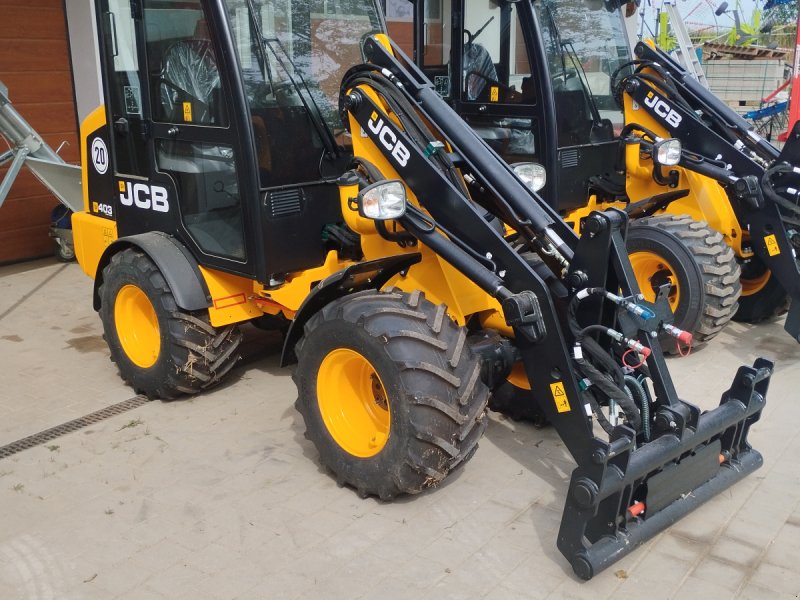 Hoflader Türe ait JCB 403, Neumaschine içinde Niedertaufkirchen (resim 1)