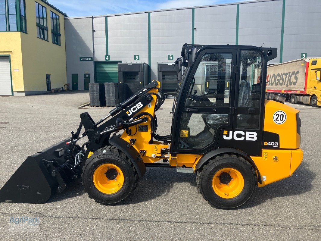 Hoflader Türe ait JCB 403Plus Agri, Neumaschine içinde Kirchdorf (resim 1)