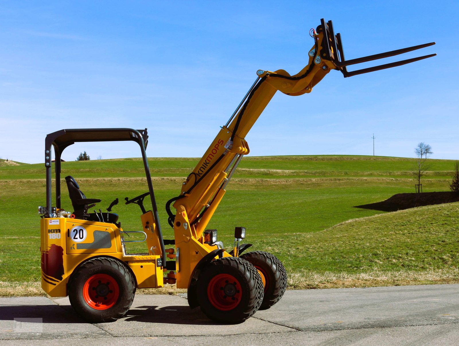 Hoflader del tipo Knikmops KM 180TE, Gebrauchtmaschine en Nesselwang (Imagen 1)