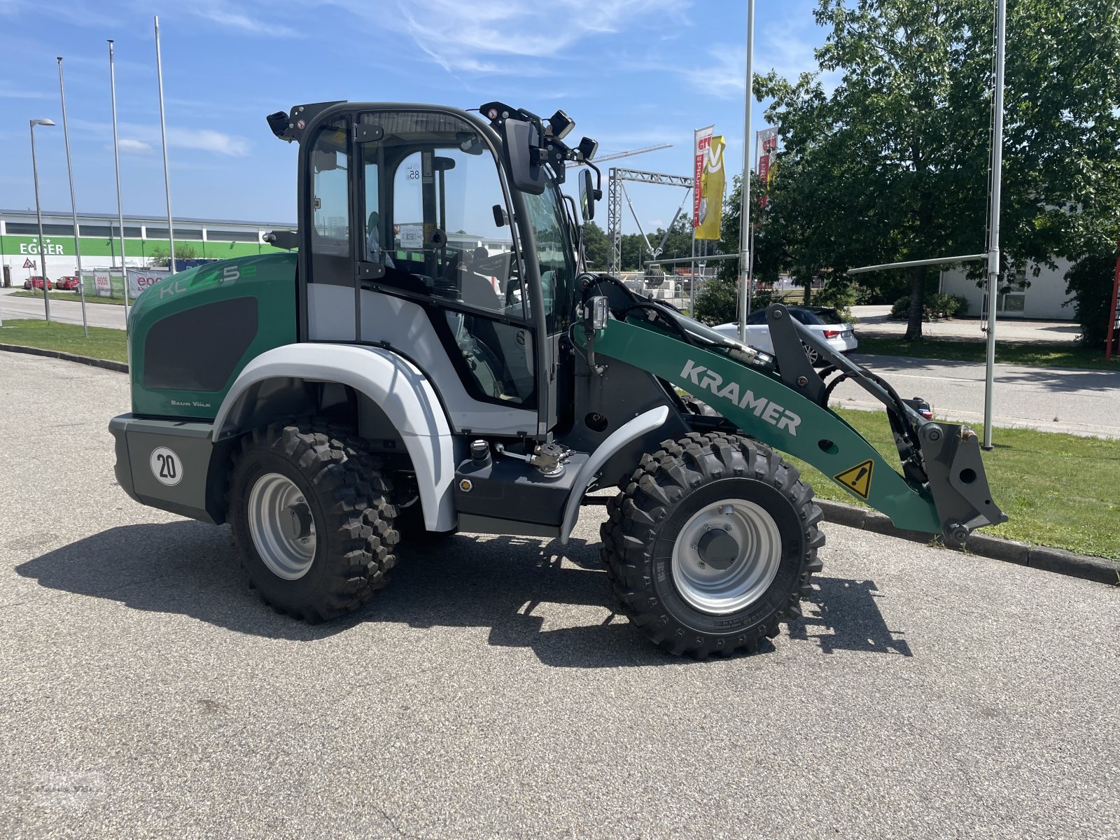 Hoflader del tipo Kramer KL 25.5 e, Neumaschine In Tettenweis / Karpfham (Immagine 3)