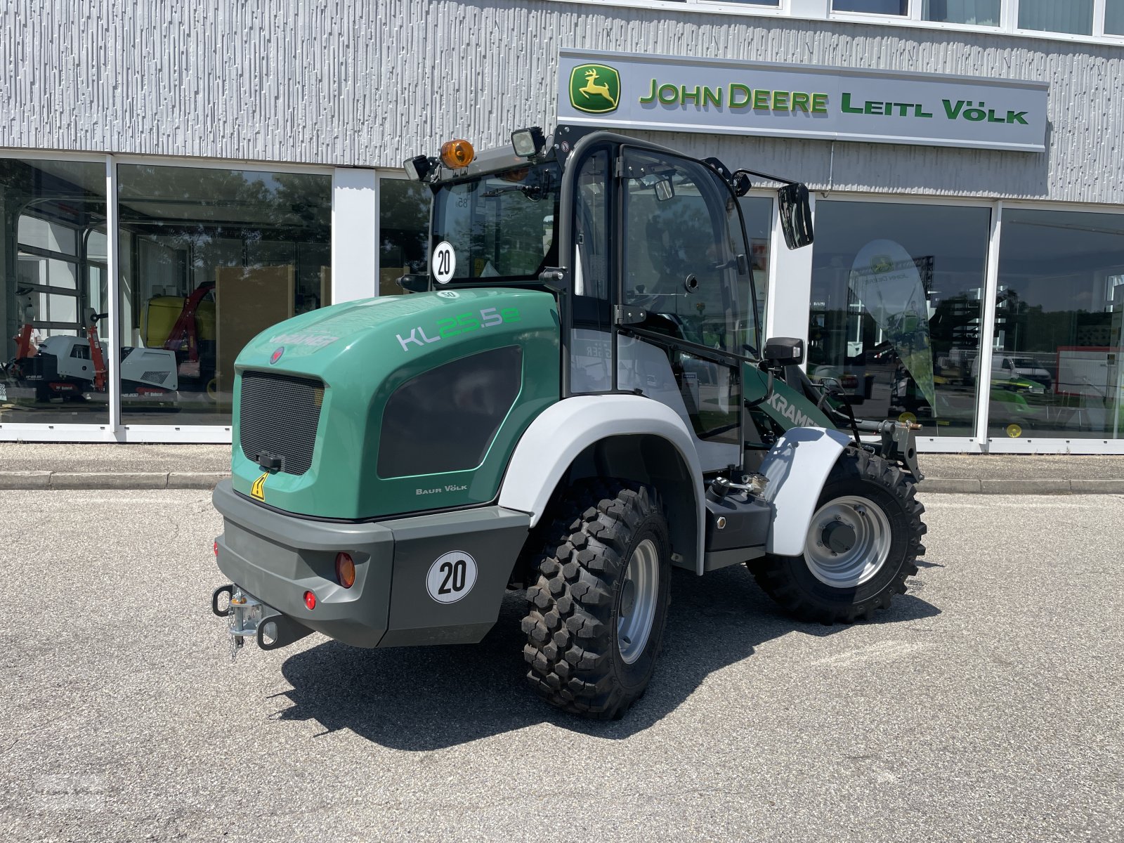 Hoflader del tipo Kramer KL 25.5 e, Neumaschine en Tettenweis / Karpfham (Imagen 11)