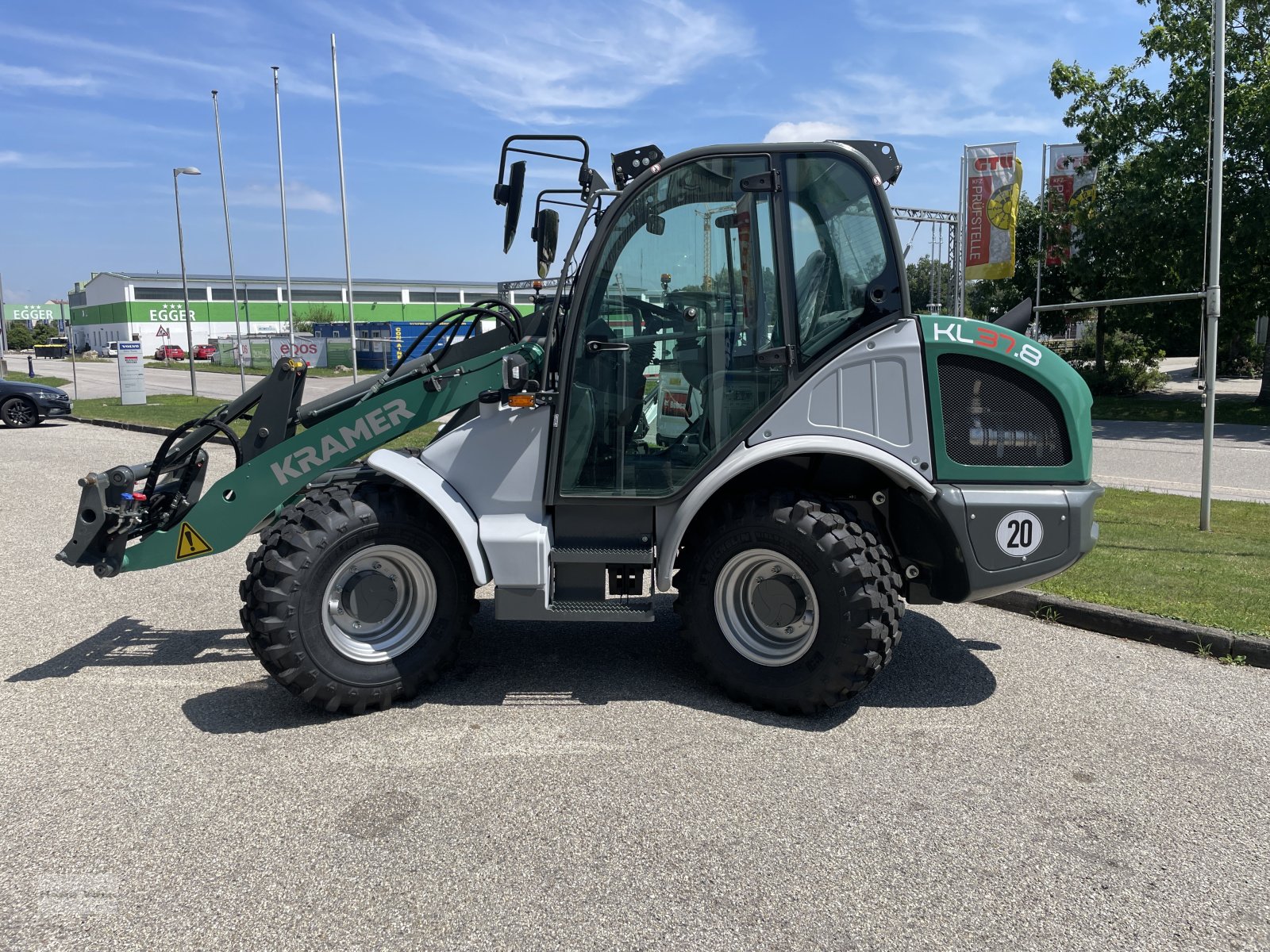 Hoflader del tipo Kramer KL 37.8, Neumaschine en Eggenfelden (Imagen 10)