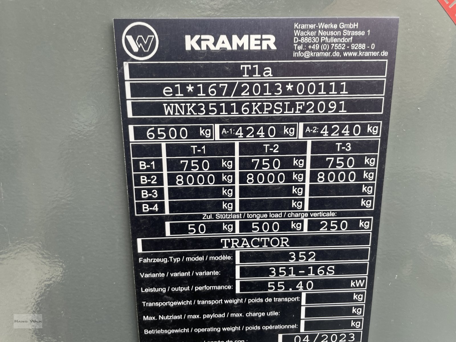 Hoflader des Typs Kramer KL 37.8, Neumaschine in Eching (Bild 15)