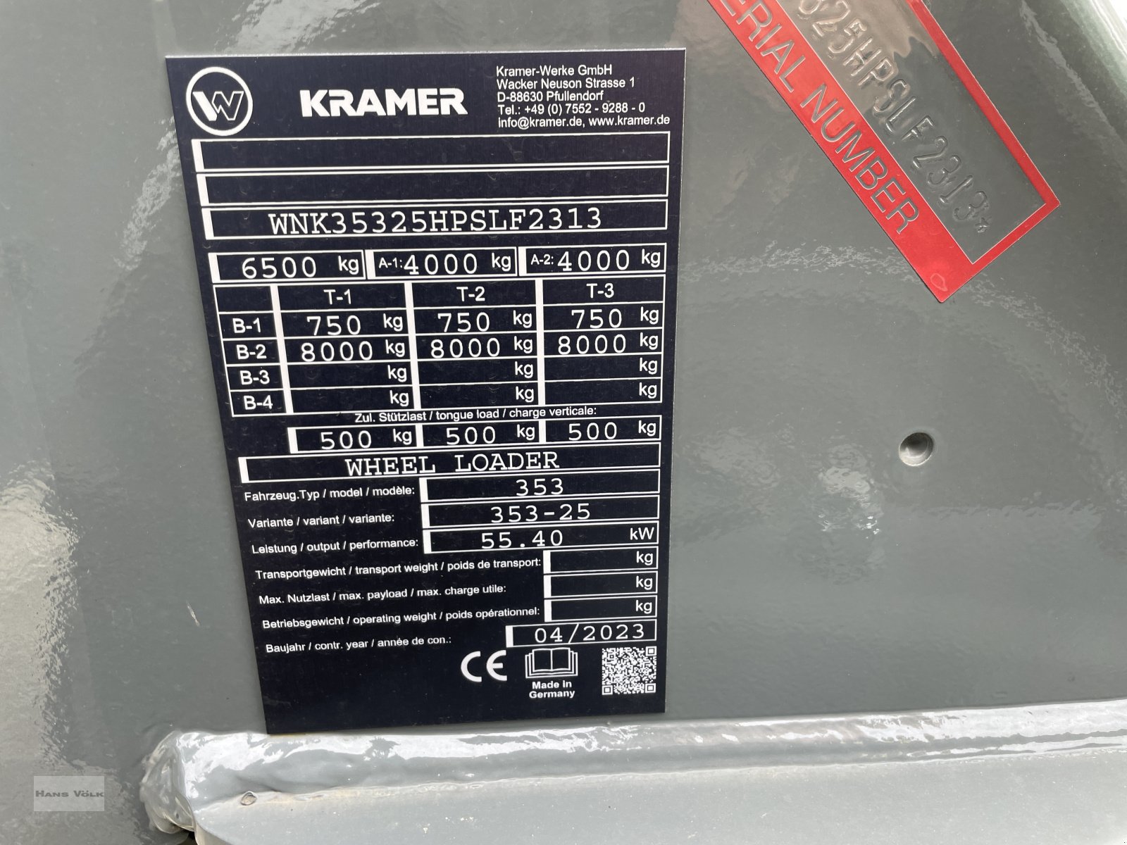 Hoflader des Typs Kramer KL 38.5, Neumaschine in Eching (Bild 15)