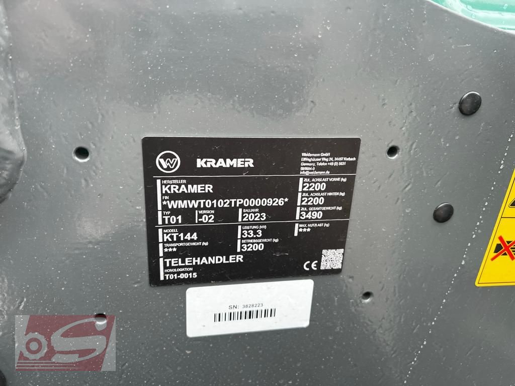 Hoflader tip Kramer KT 144, Neumaschine in Offenhausen (Poză 9)