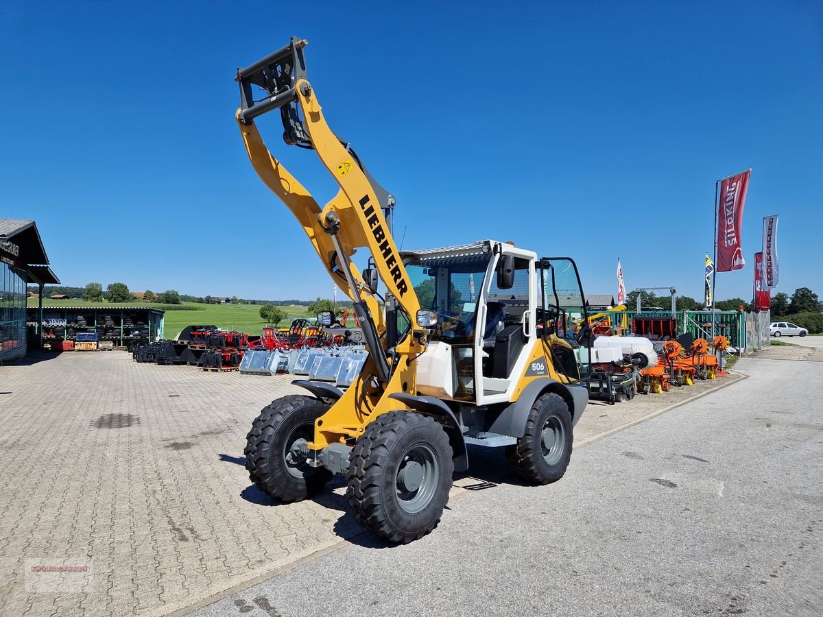 Hoflader Türe ait Liebherr L 506 Compact Agrar Speeder - Highlift, Gebrauchtmaschine içinde Tarsdorf (resim 30)