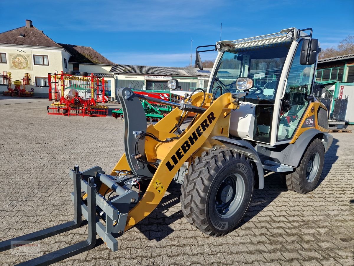 Hoflader du type Liebherr L504 Compact mit Österreichpaket, Gebrauchtmaschine en Tarsdorf (Photo 1)