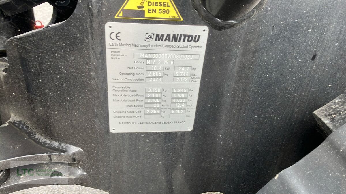 Hoflader za tip Manitou MLA 3-25 H, Vorführmaschine u Redlham (Slika 15)