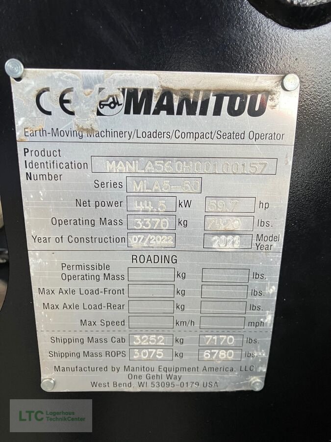 Hoflader del tipo Manitou MLA5-60, Vorführmaschine en Korneuburg (Imagen 16)