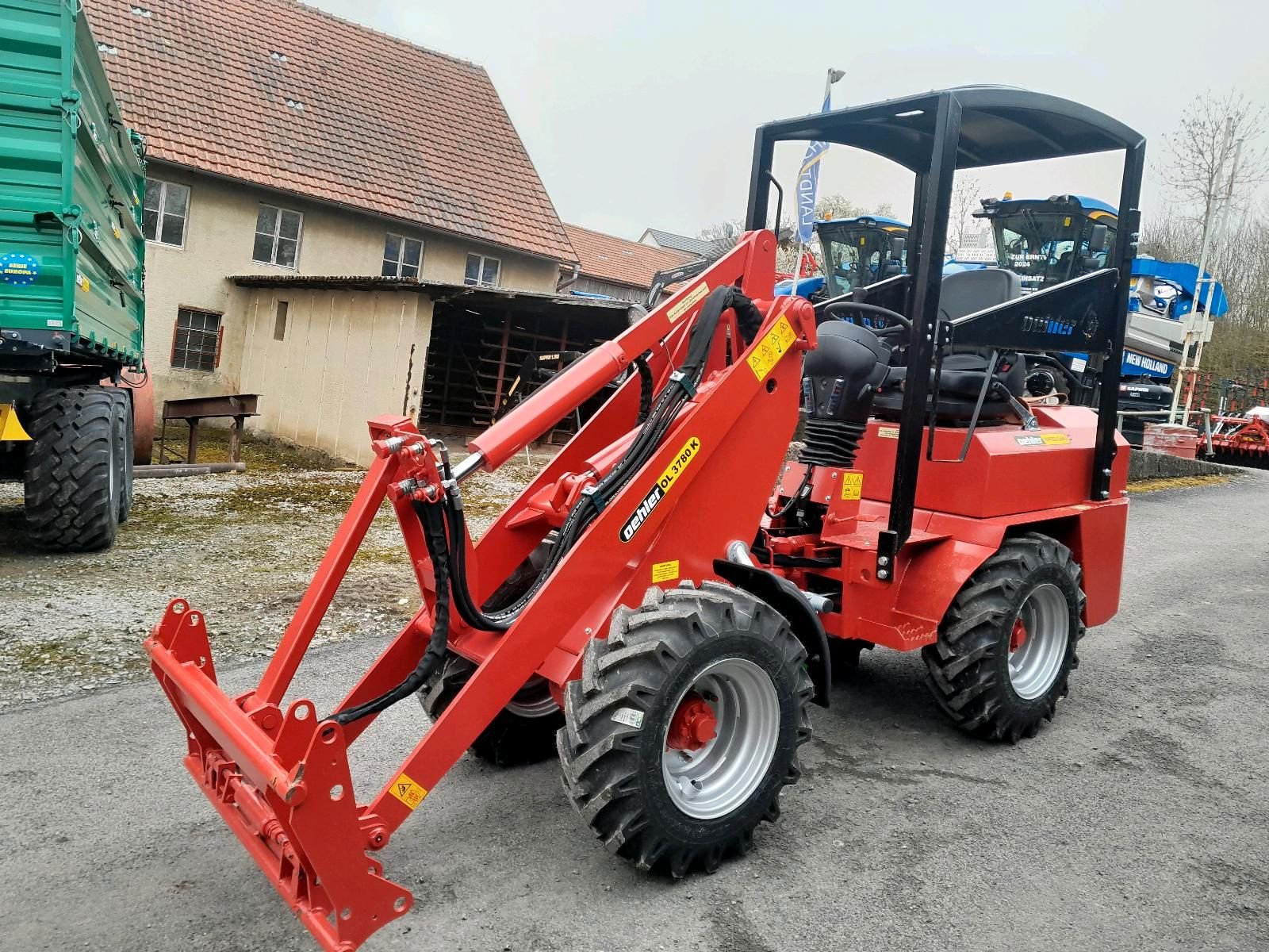 Hoflader van het type Oehler 3780, Neumaschine in Creglingen (Foto 1)