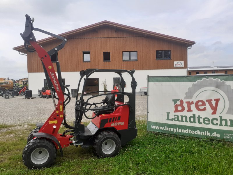 Hoflader del tipo Schäffer 2028-2, Neumaschine en Peiting