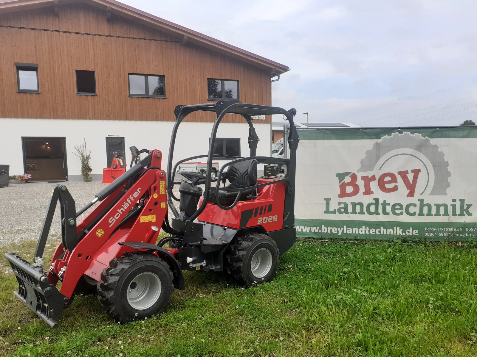 Hoflader van het type Schäffer 2028-2, Neumaschine in Peiting (Foto 3)