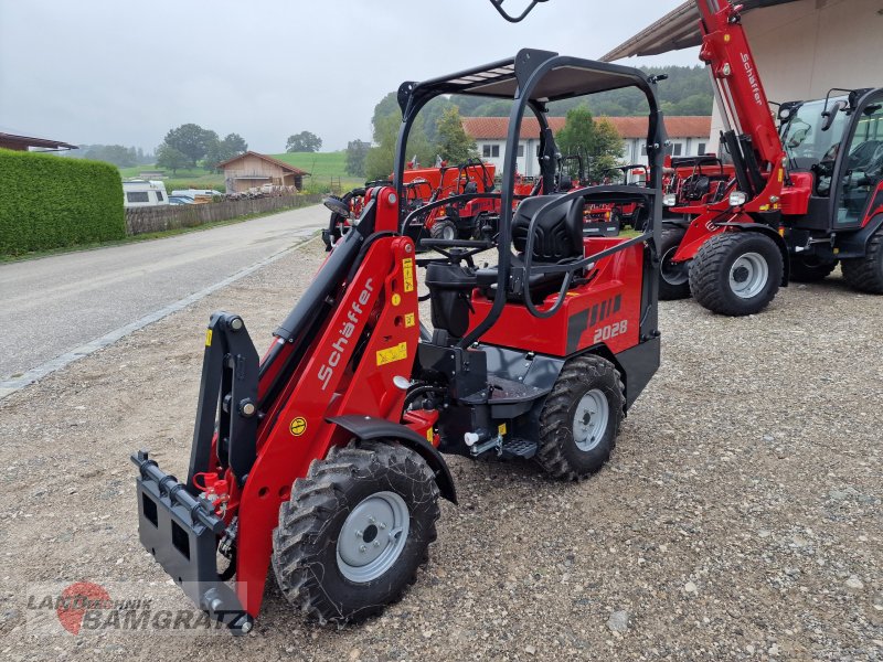 Hoflader del tipo Schäffer 2028-2, Neumaschine In Eberfing