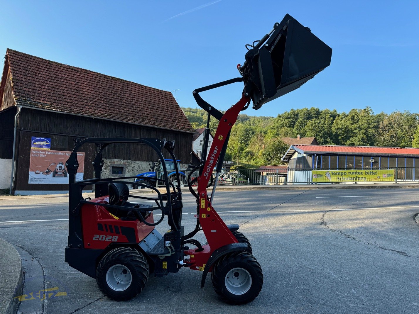 Hoflader du type Schäffer 2028-2, Neumaschine en Lindenfels-Glattbach (Photo 13)