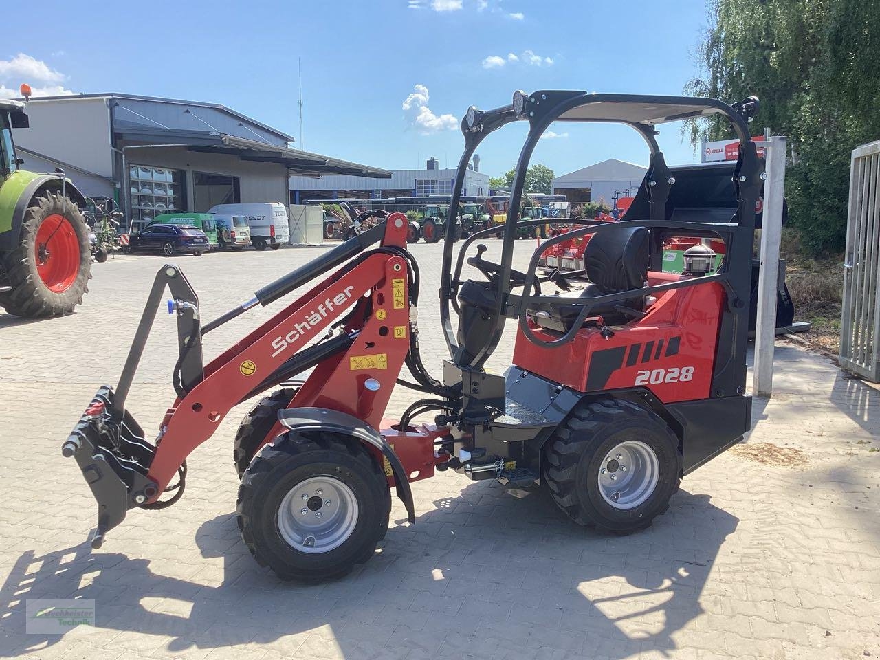 Hoflader van het type Schäffer 2028, Neumaschine in Coppenbruegge (Foto 2)