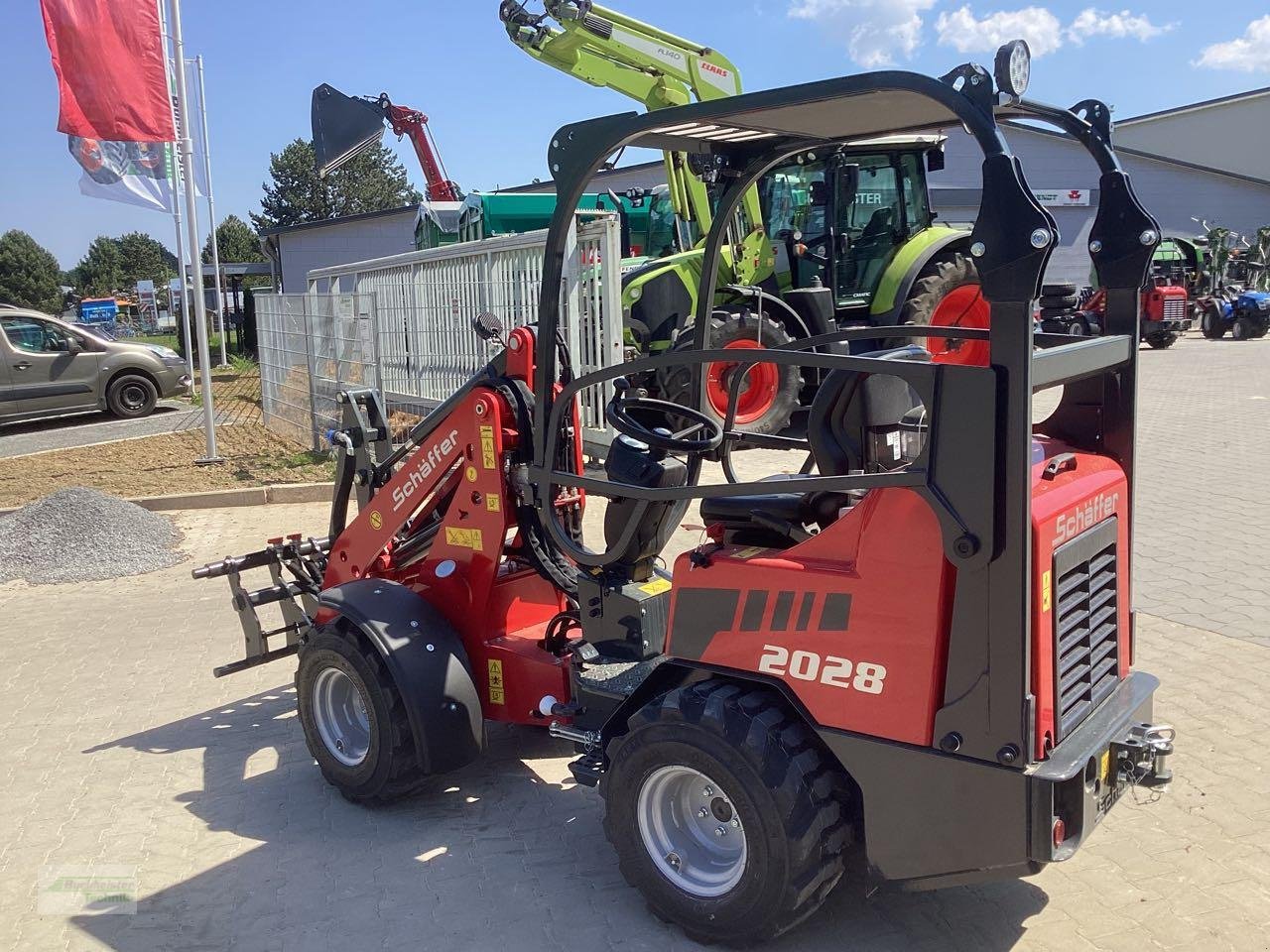 Hoflader van het type Schäffer 2028, Neumaschine in Coppenbruegge (Foto 3)