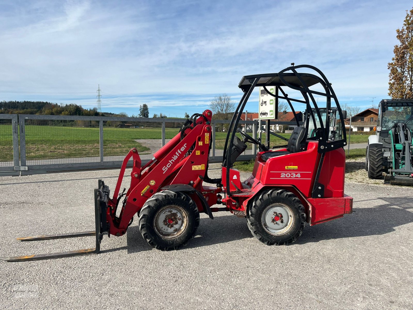 Hoflader van het type Schäffer 2034, Gebrauchtmaschine in Antdorf (Foto 4)