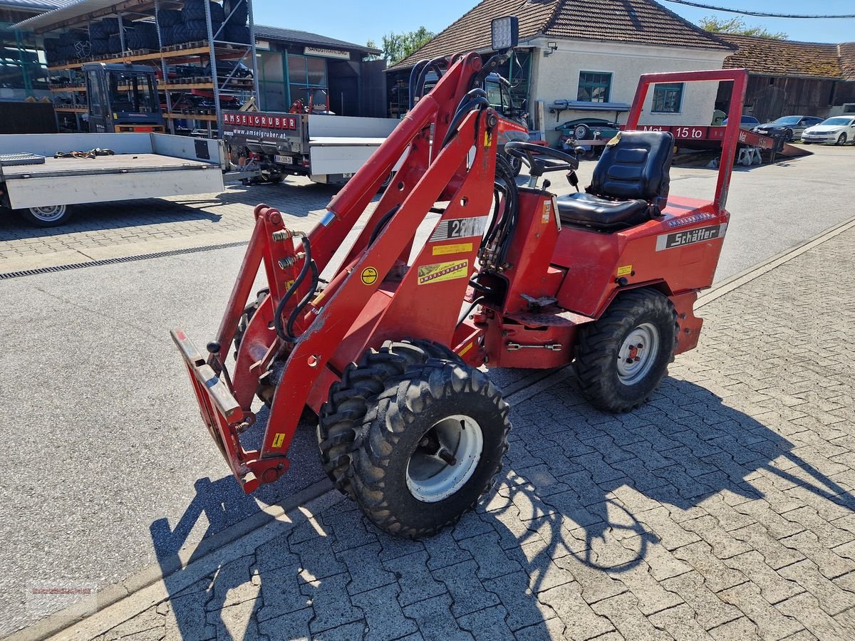 Hoflader typu Schäffer 221 TOP mit Zwillingsbereifung + Schnellgang uvm, Gebrauchtmaschine w Tarsdorf (Zdjęcie 3)