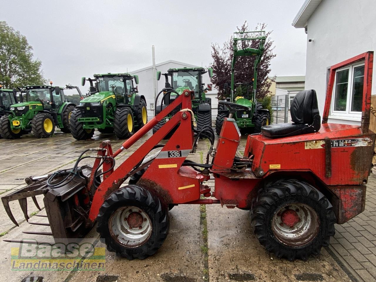 Hoflader typu Schäffer 336 W mit 3 Arbeitsgeräten, Gebrauchtmaschine w Holthof (Zdjęcie 2)