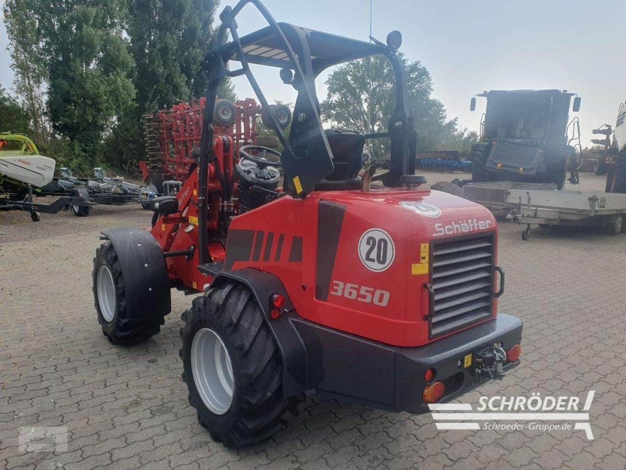 Hoflader van het type Schäffer 3650, Neumaschine in Langenweddingen (Foto 4)