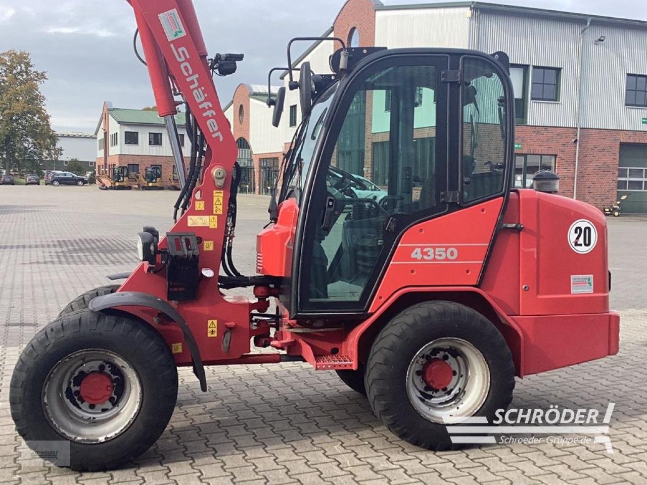 Hoflader van het type Schäffer 4350, Gebrauchtmaschine in Lastrup (Foto 2)