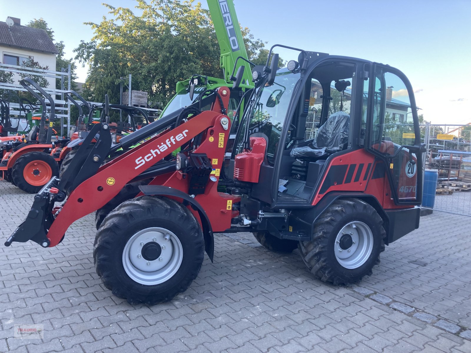 Hoflader a típus Schäffer 4670 m. Kabine, Neumaschine ekkor: Mainburg/Wambach (Kép 1)