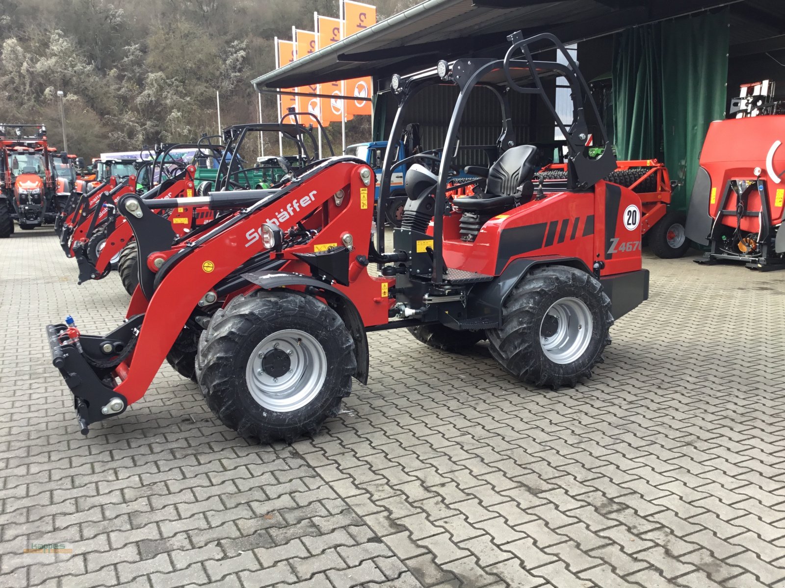 Hoflader van het type Schäffer 4670Z -2, Neumaschine in Niederstetten (Foto 1)