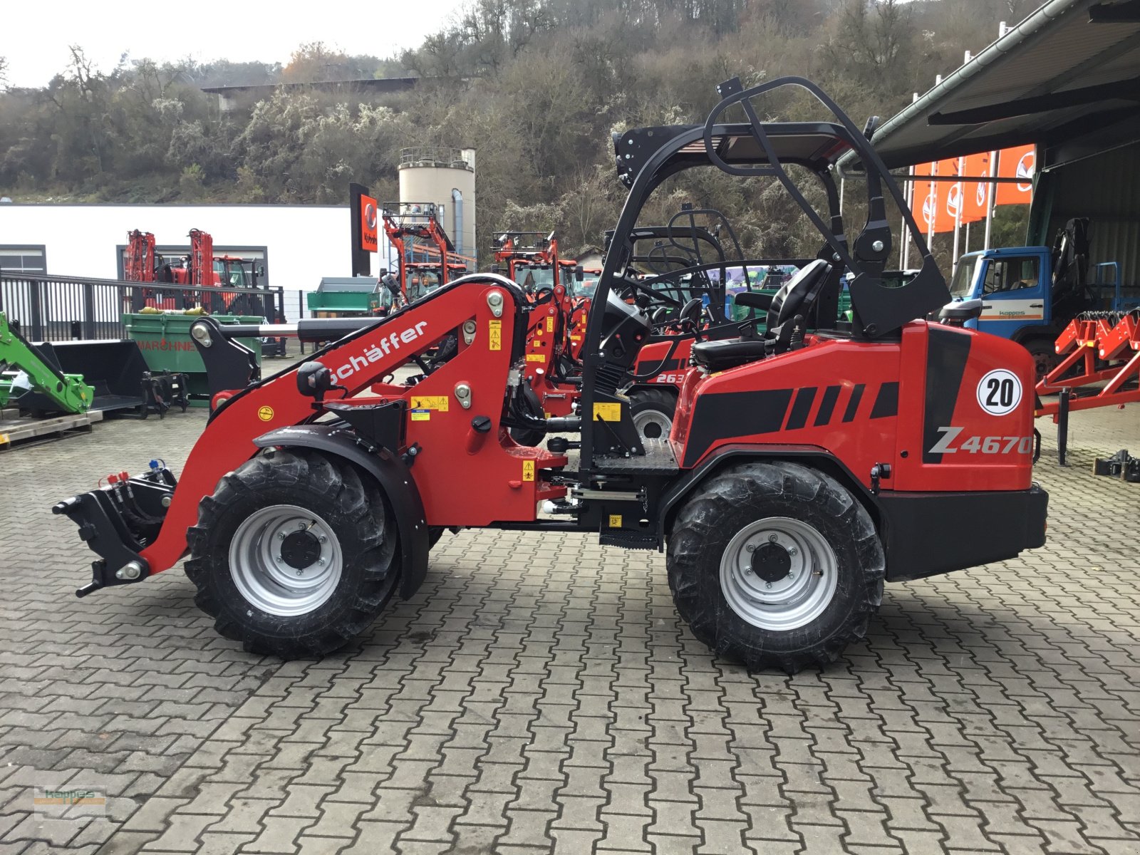 Hoflader van het type Schäffer 4670Z -2, Neumaschine in Niederstetten (Foto 2)