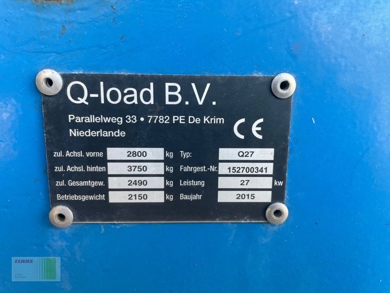 Hoflader Türe ait Sonstige QUAPPEN Q27, Gebrauchtmaschine içinde Risum-Lindholm (resim 2)