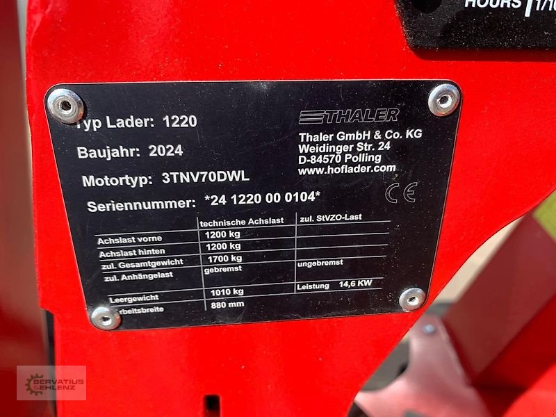 Hoflader za tip Thaler 1220  / 13923, Neumaschine u Rittersdorf (Slika 14)