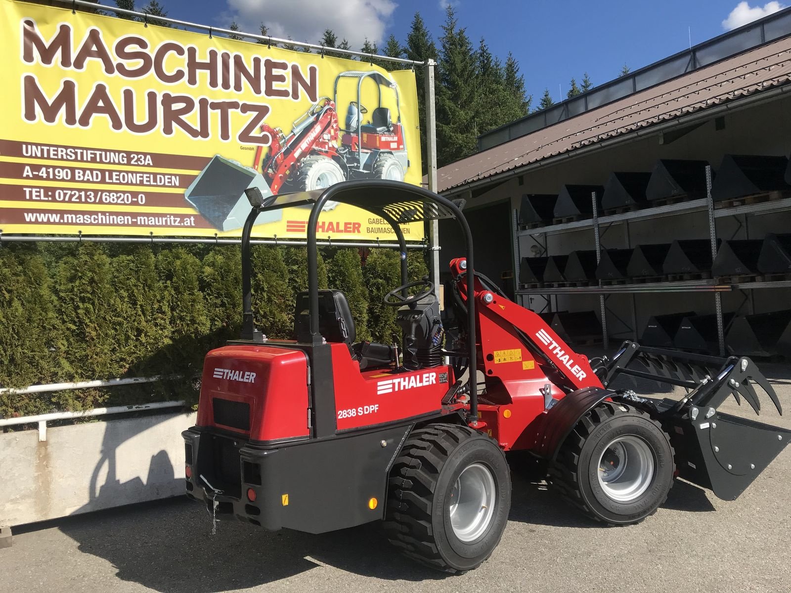 Hoflader des Typs Thaler 2838 S DPF, Gebrauchtmaschine in Bad Leonfelden (Bild 2)