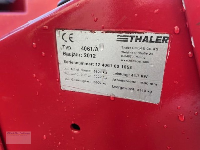 Hoflader za tip Thaler 4061/A, Gebrauchtmaschine u Obing (Slika 9)