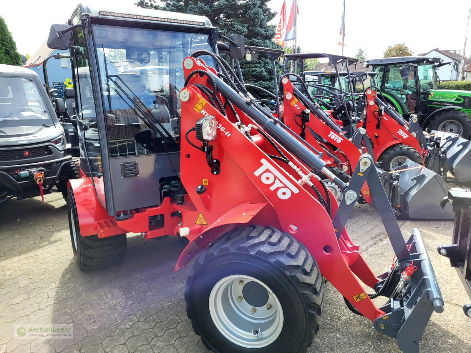 Hoflader типа Toyo 836-III Kabine Kubota Motor + Werkzeug AKTION inkl. Schneeschild kostenlos, Neumaschine в Feuchtwangen (Фотография 5)