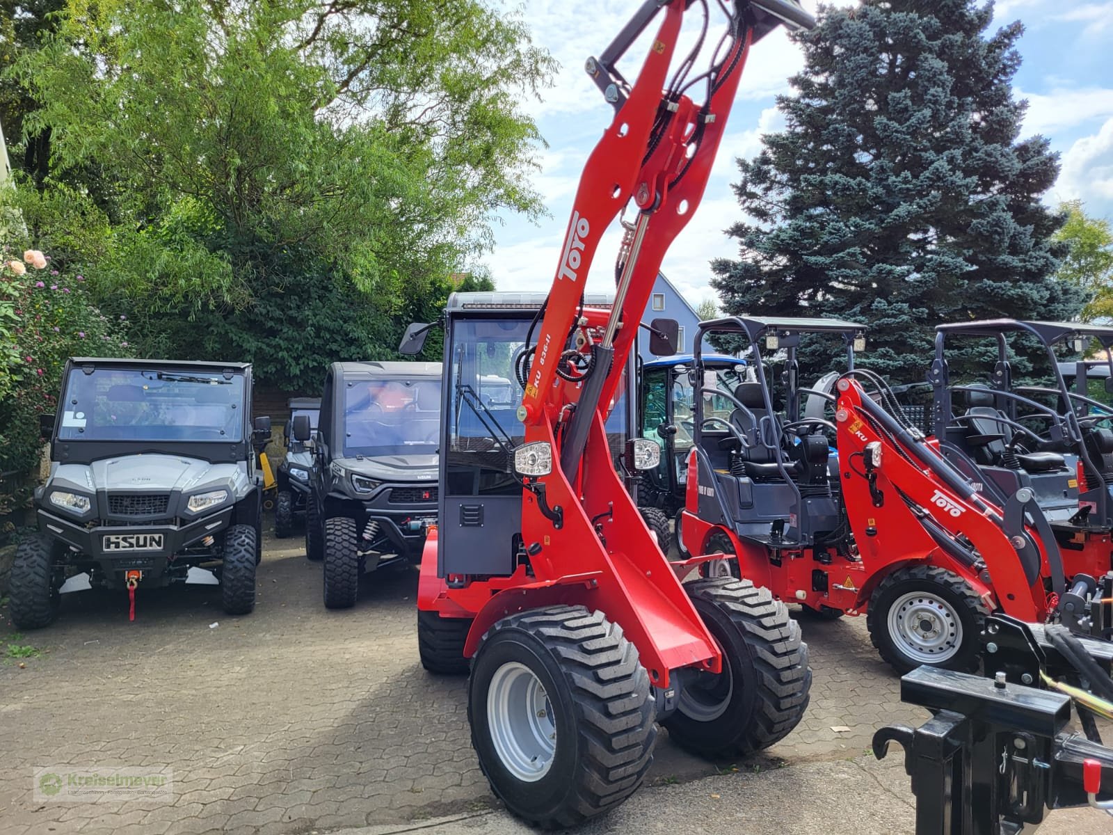 Hoflader типа Toyo 836-III Kabine Kubota Motor + Werkzeug AKTION inkl. Schneeschild kostenlos, Neumaschine в Feuchtwangen (Фотография 11)