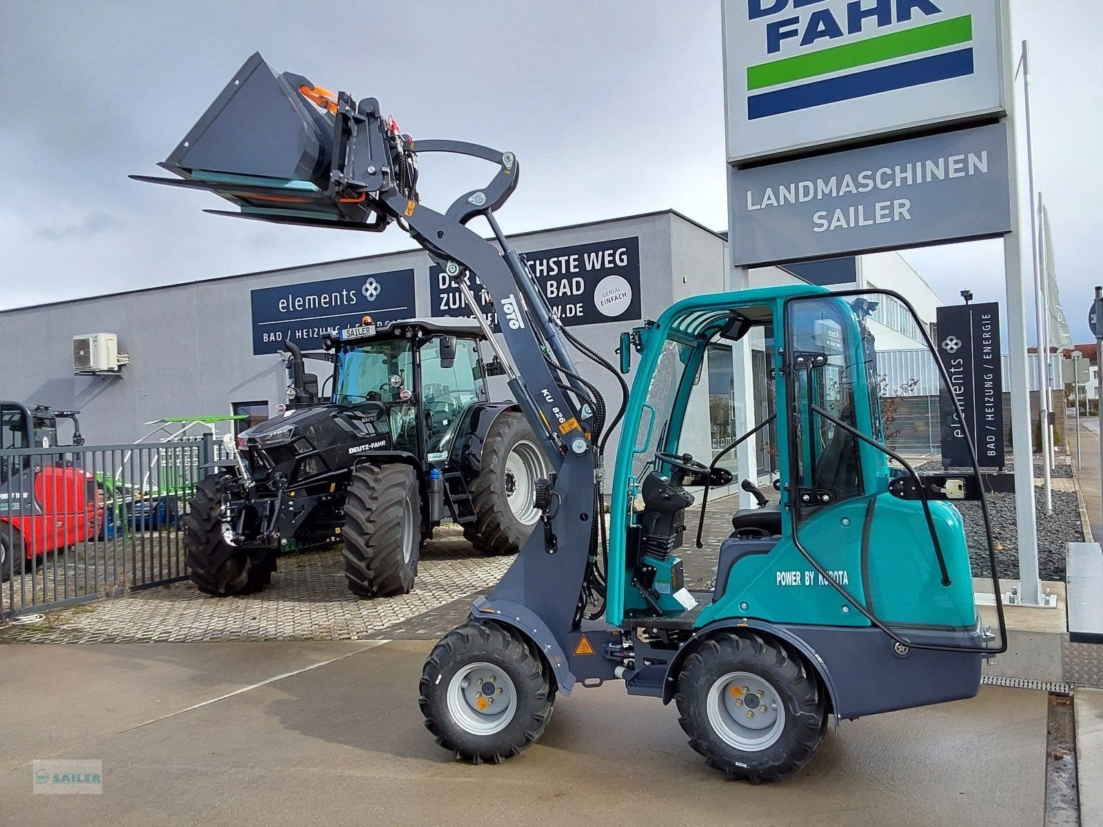 Hoflader van het type Toyo Toyo Hoflader 826III Kubota Motor m.Schaufel+Gabel ☆NEUES MODELL☆, Neumaschine in Landsberg (Foto 14)