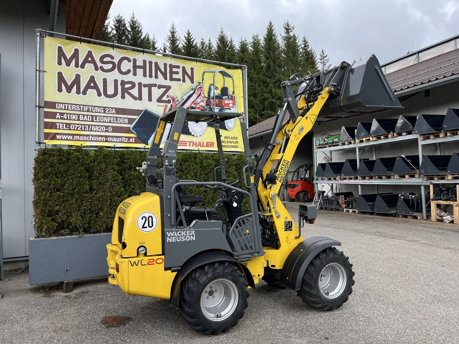 Hoflader van het type Wacker Neuson WL 20, Gebrauchtmaschine in Bad Leonfelden (Foto 13)