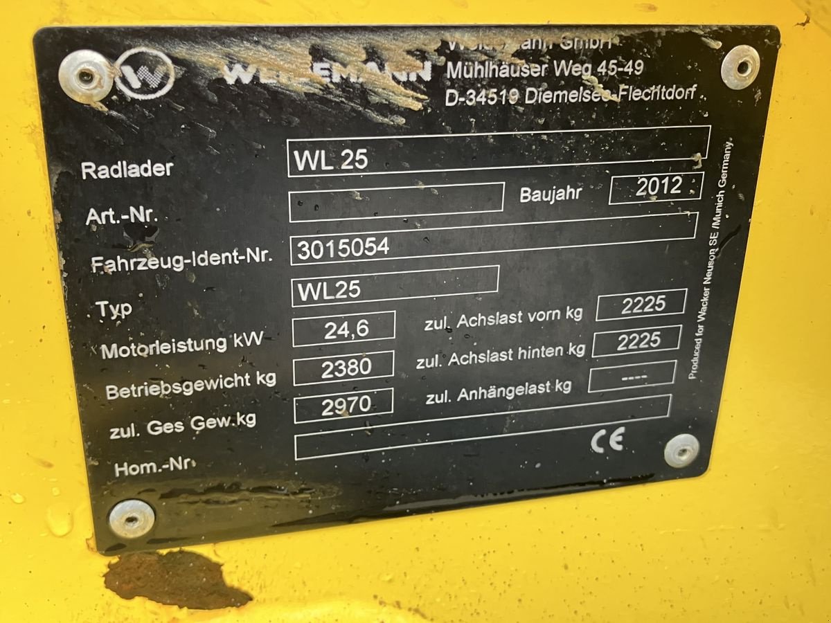 Hoflader za tip Wacker Neuson WL 25, Gebrauchtmaschine u Villach (Slika 11)