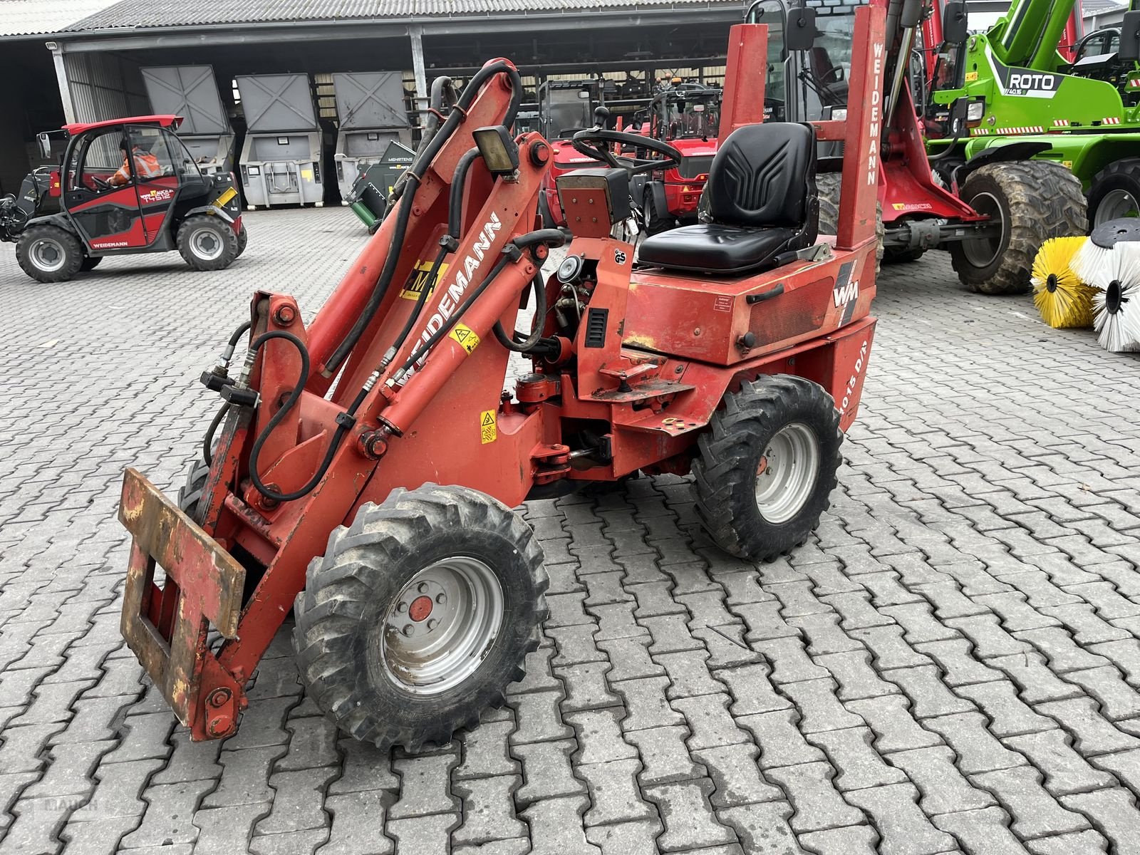 Hoflader van het type Weidemann  1015 D/P, Gebrauchtmaschine in Burgkirchen (Foto 3)