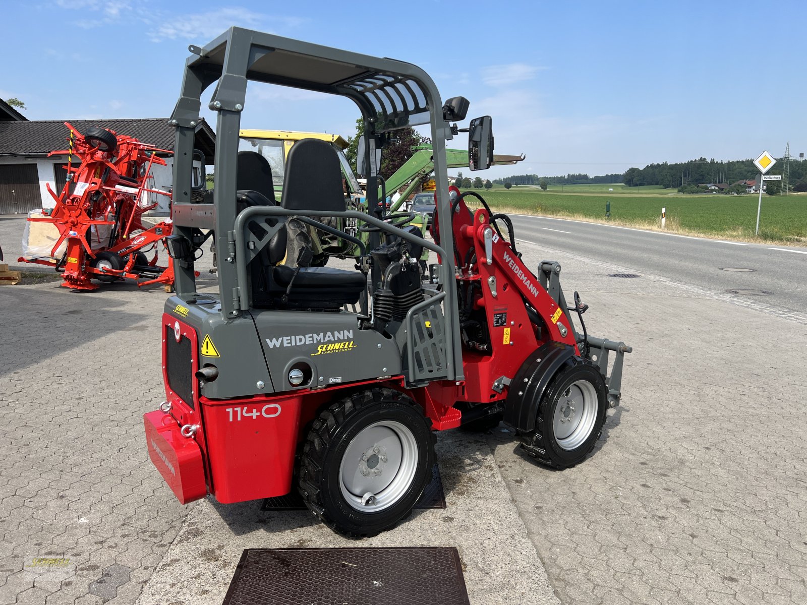 Hoflader of the type Weidemann  1140, Neumaschine in Söchtenau (Picture 4)