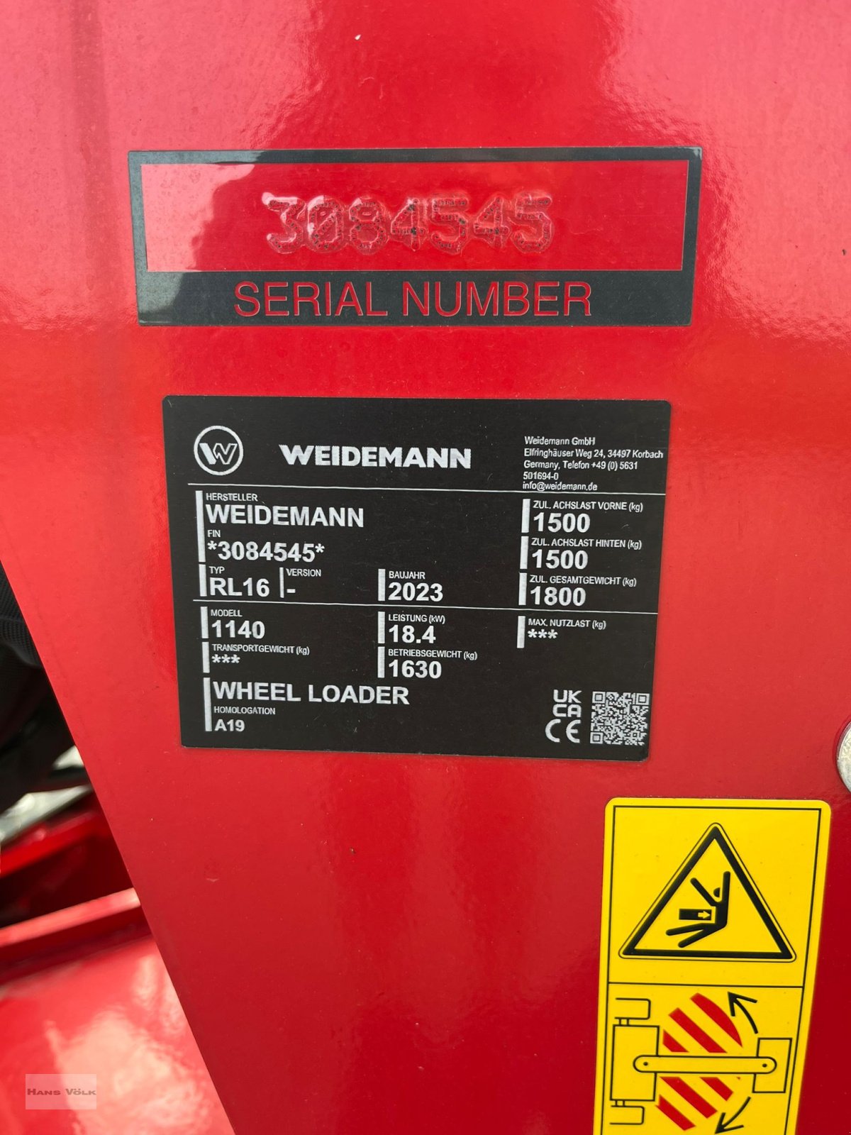 Hoflader typu Weidemann  1140, Neumaschine v Antdorf (Obrázok 8)