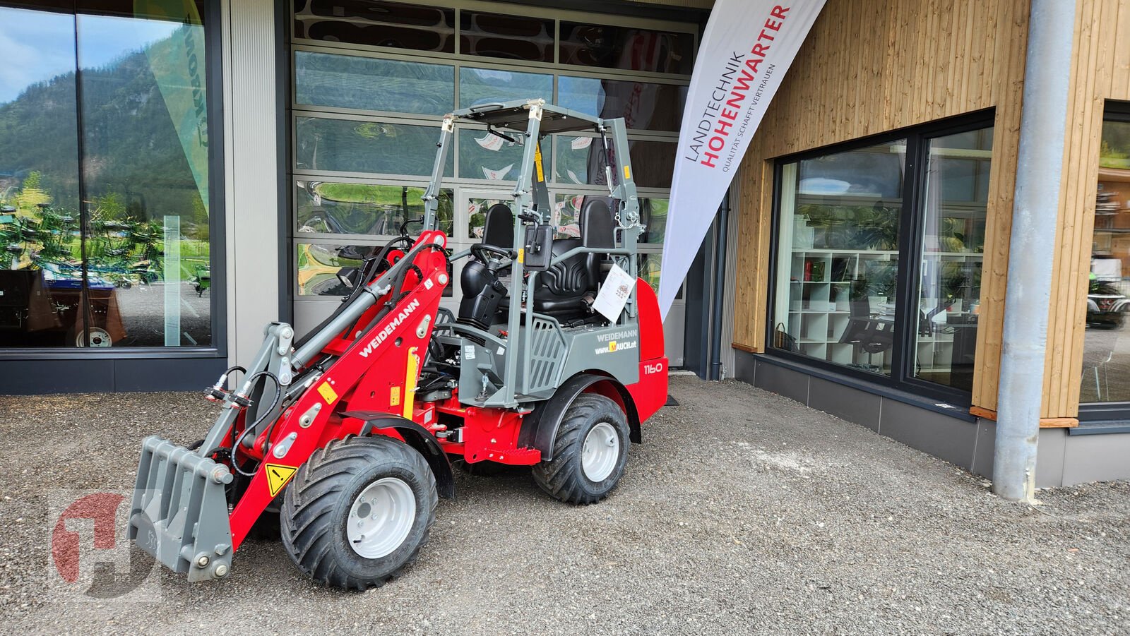 Hoflader Türe ait Weidemann  1160 (16014), Neumaschine içinde St.Martin bei Lofer (resim 2)