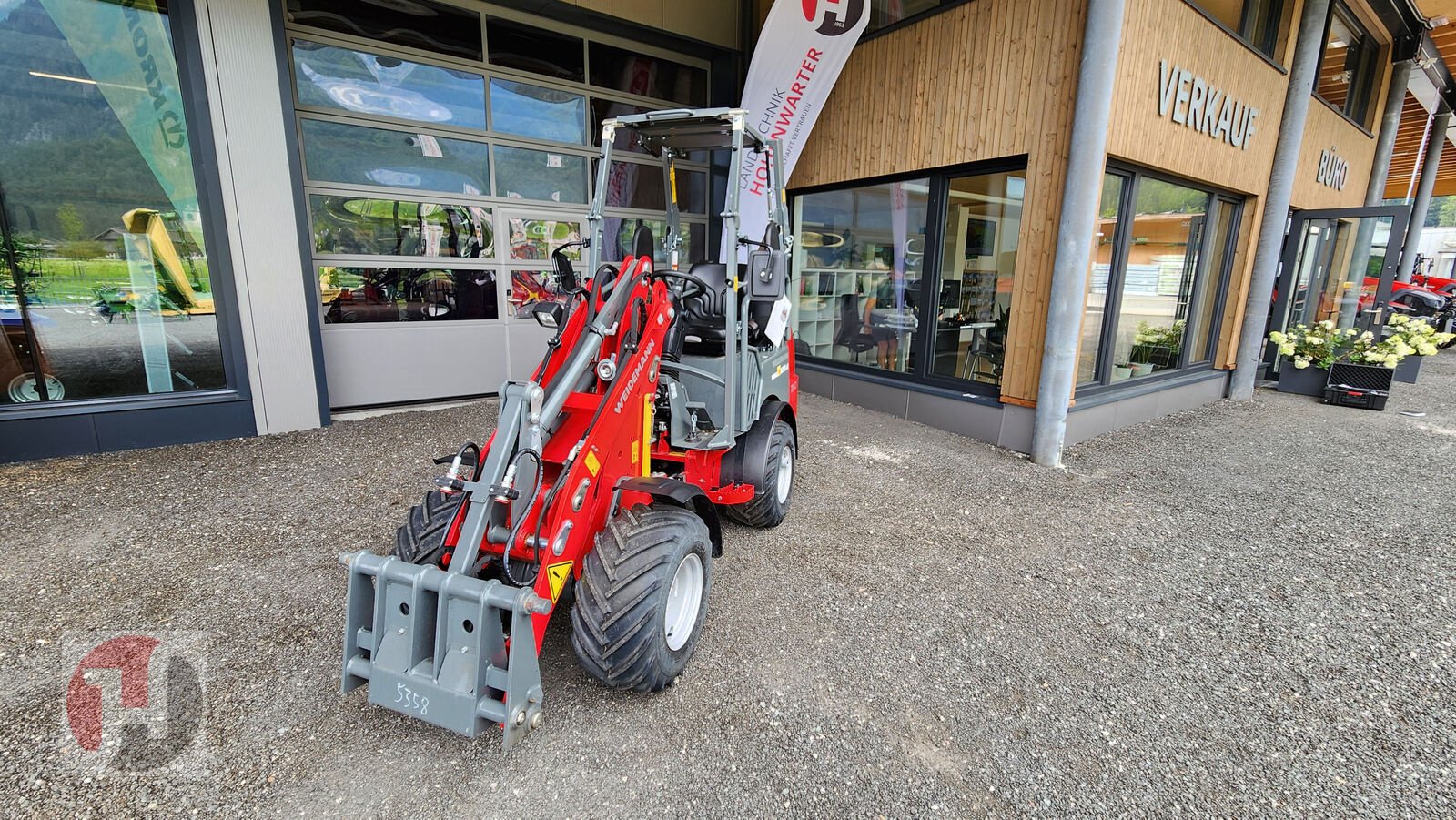 Hoflader Türe ait Weidemann  1160 (16014), Neumaschine içinde St.Martin bei Lofer (resim 3)