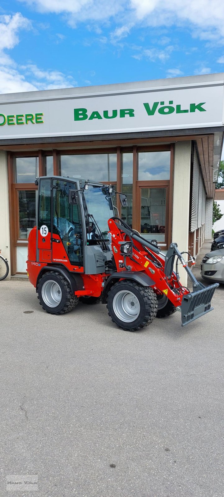 Hoflader van het type Weidemann  1190E, Neumaschine in Schwabmünchen (Foto 1)