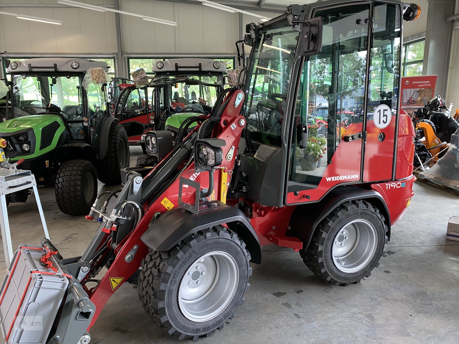 Hoflader van het type Weidemann  1190e, Neumaschine in Eslohe–Bremke (Foto 3)