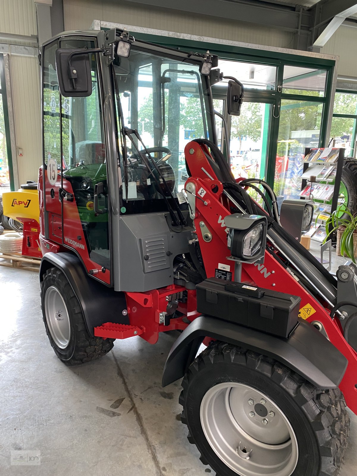 Hoflader van het type Weidemann  1190e, Neumaschine in Eslohe–Bremke (Foto 4)