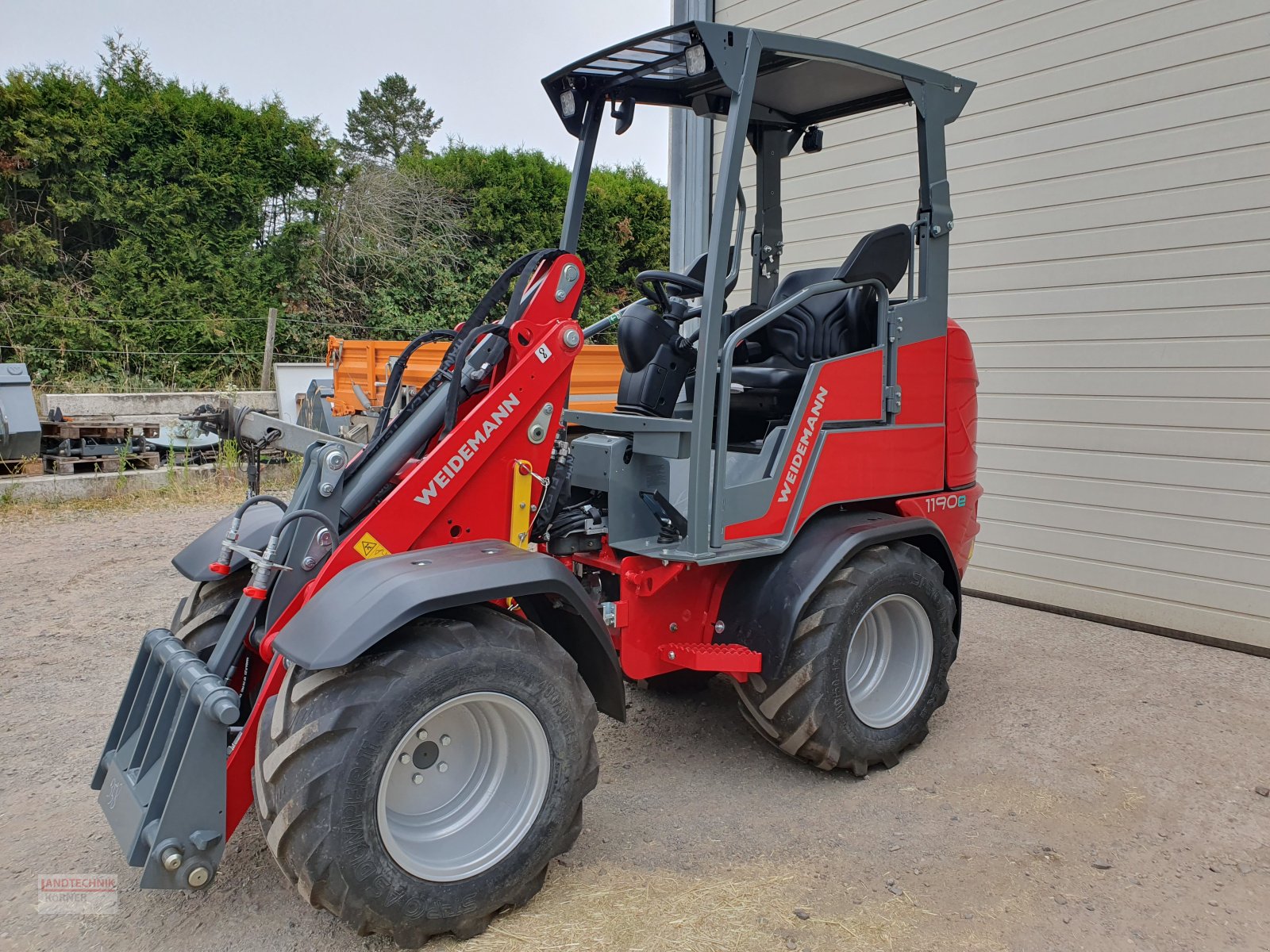 Hoflader Türe ait Weidemann  1190e, Neumaschine içinde Kirkel-Altstadt (resim 1)