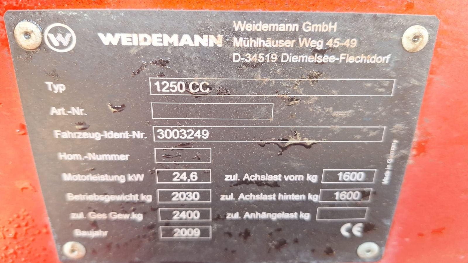 Hoflader Türe ait Weidemann  1250 CC 35, Gebrauchtmaschine içinde Burgkirchen (resim 6)